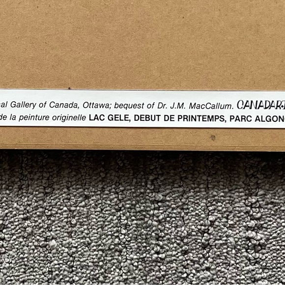 A.Y. Jackson Frozen Lake Early Spring - Picture 9 of 9